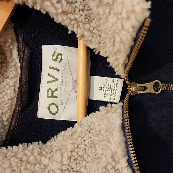 Vintage Orvis Fleece and Sherpa Vest - Picture 2 of 3